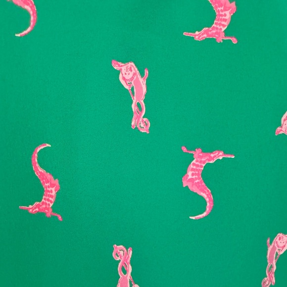 NWT Lilly Pulitzer Monica UPF 50+ Skort Spearmint Par Tee Animals SIZE 2 GOLF - Picture 9 of 10